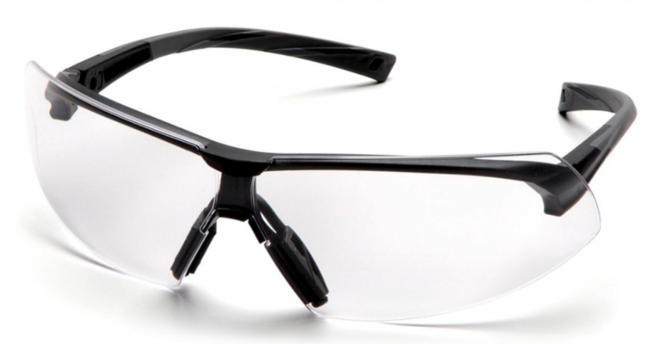 Onix ESB4910ST, ochranné brýle, nemlživé, černá obruba, čiré