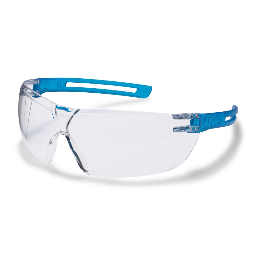 Brýle uvex x-fit Kód produktu: 9199265, Provedení zorníku: PC čirý/2C-1,2; SV excellence, rám. průsvitně modrý