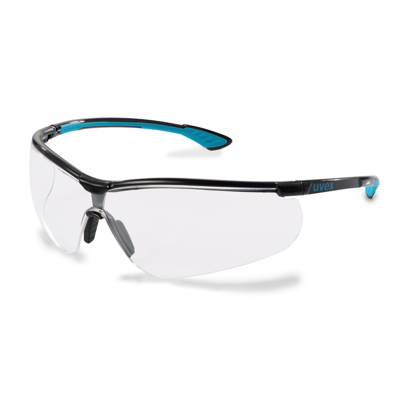 Brýle uvex sportstyle Kód produktu: 9193376, Provedení zorníku: PC čirý/UV 400, 2C-1,2; sv. extreme, barva černá/modrá