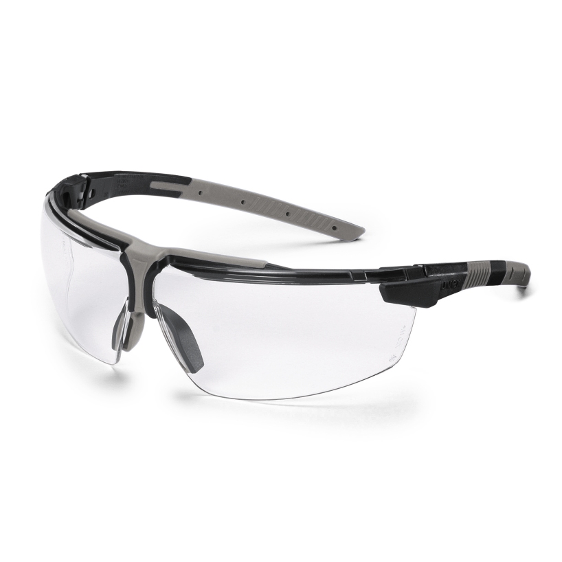 Brýle uvex i-3 Kód produktu: 9190175, Provedení zorníku: Oil and Gas, PC čirý/UV 2C-1,2; SV plus, rám. černo/šedý