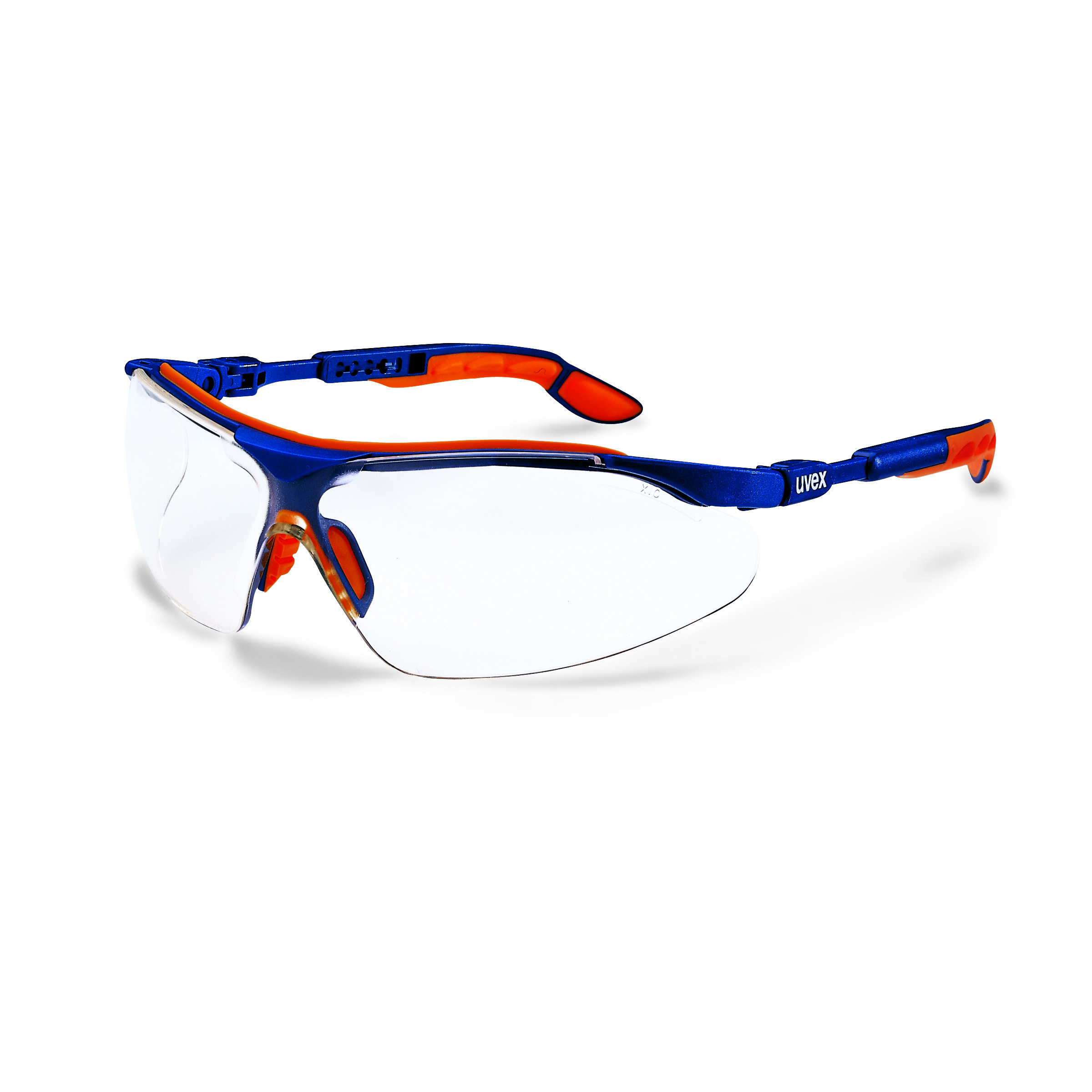 Brýle uvex i-vo Kód produktu: 9160065, Provedení zorníku: PC čirý/UV 2-1,2; SV sapphire, rám. modrý/oranžový