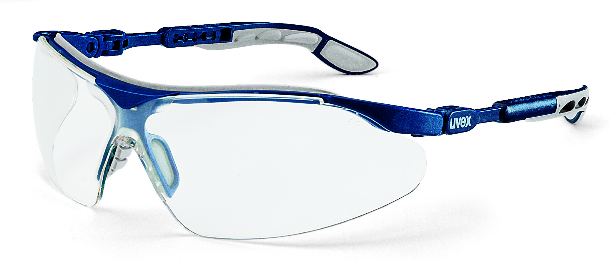 Brýle uvex i-vo Kód produktu: 9160285, Provedení zorníku: PC čirý/UV 2-1,2; SV. excellence, rám. modrý/šedý