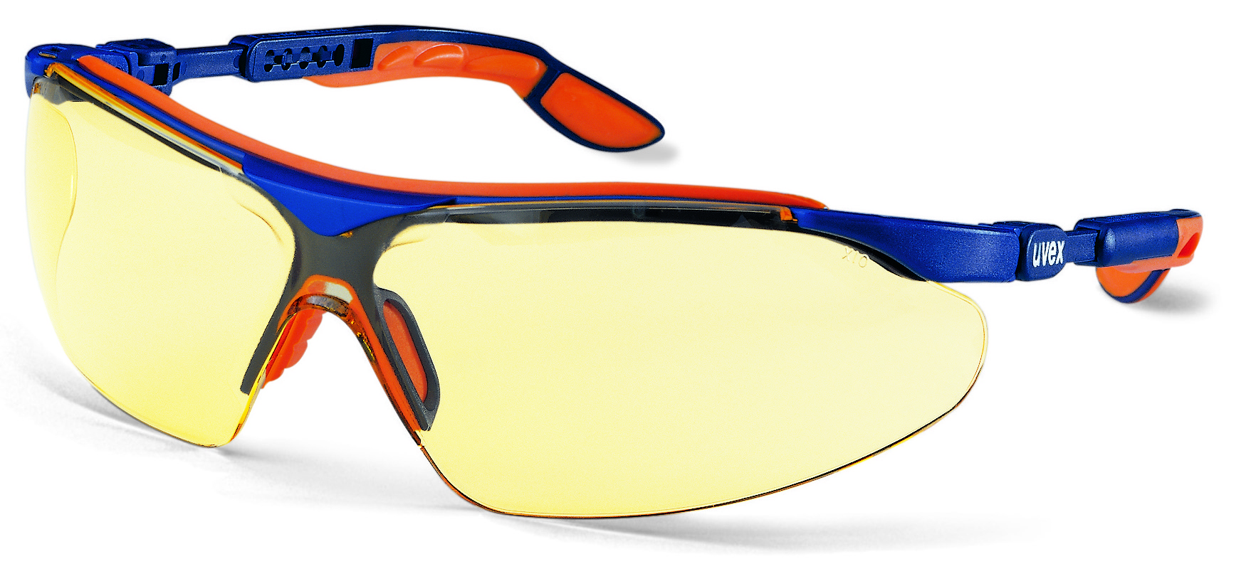 Brýle uvex i-vo Kód produktu: 9160520, Provedení zorníku: PC amber/UV 2-1,2; SV sapphire, rám. modrý/oranžový