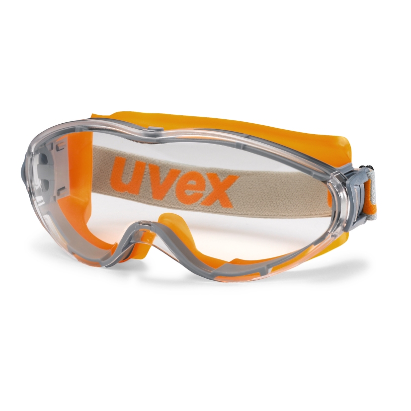 Brýle uvex ultrasonic Kód produktu: 9302245, Provedení zorníku: PC čirý/UV 2-1,2, SV excellence, rám. šedý/oranžový