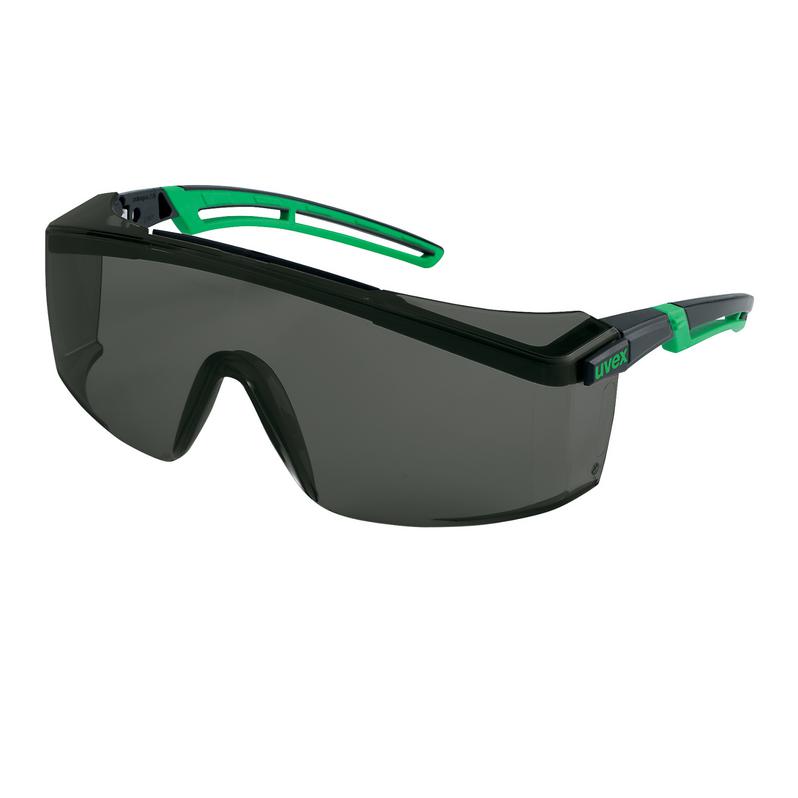 Brýle uvex astrospec 2,0, PC šedý Kód produktu: 9164143, Provedení zorníku: ochr. st. 3; infradur, rám. černo-zelený
