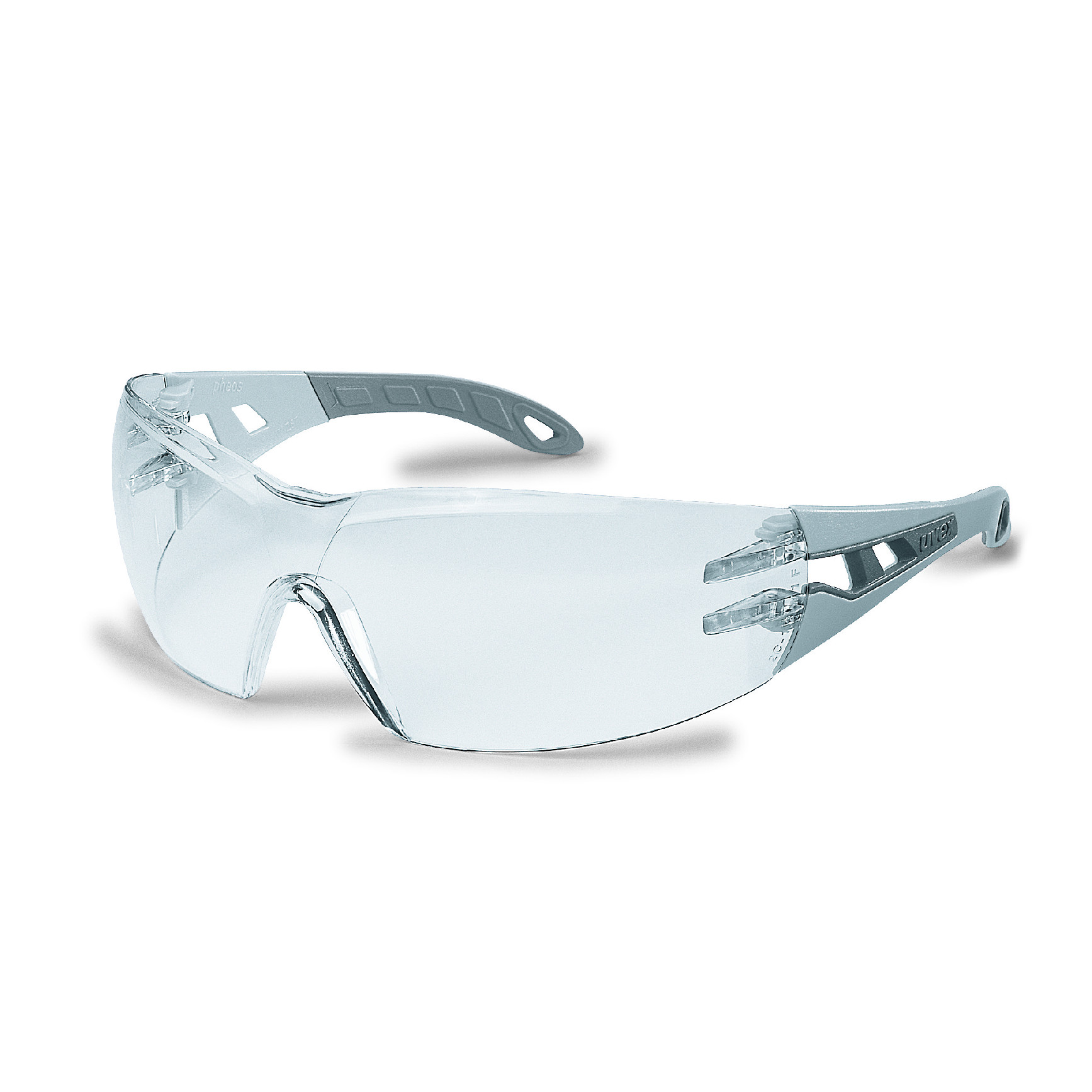 Brýle uvex pheos Kód produktu: 9192215, Provedení zorníku: PC čirý/UV 2C-1,2; SV excellence, stranice světle šedá/šedá
