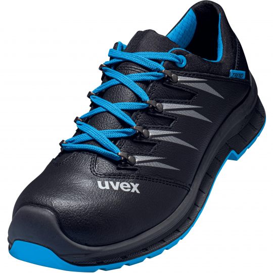 Polobotka obuv uvex 2 trend, šíře 11, S3 SRC, černá/modrá 6934 Velikost: 36, Kód produktu: 6934236