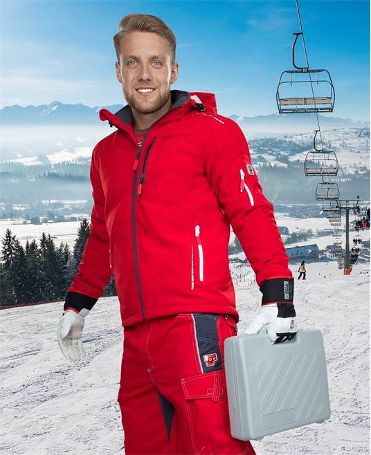 Zimní softshellová bunda ARDON®VISION červená Velikost: XL