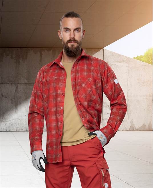 Flanelová košile ARDON®URBAN červená Velikost: 43-44