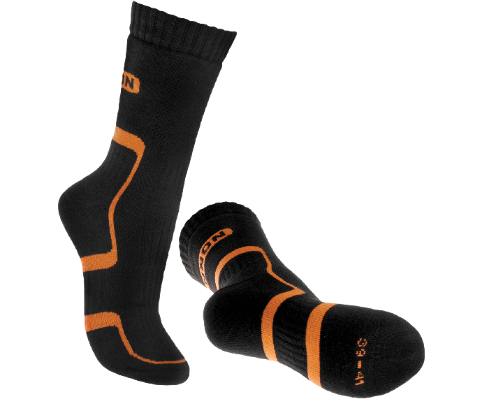 TREK SOCK Black-orange Velikost: 48-49