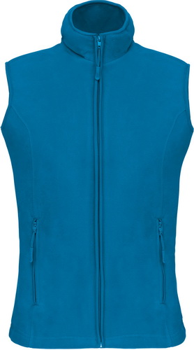 Dámská fleecová vesta MELODIE Velikost: 4XL, Barva: tropical blue, Rozměr: 72,25/67