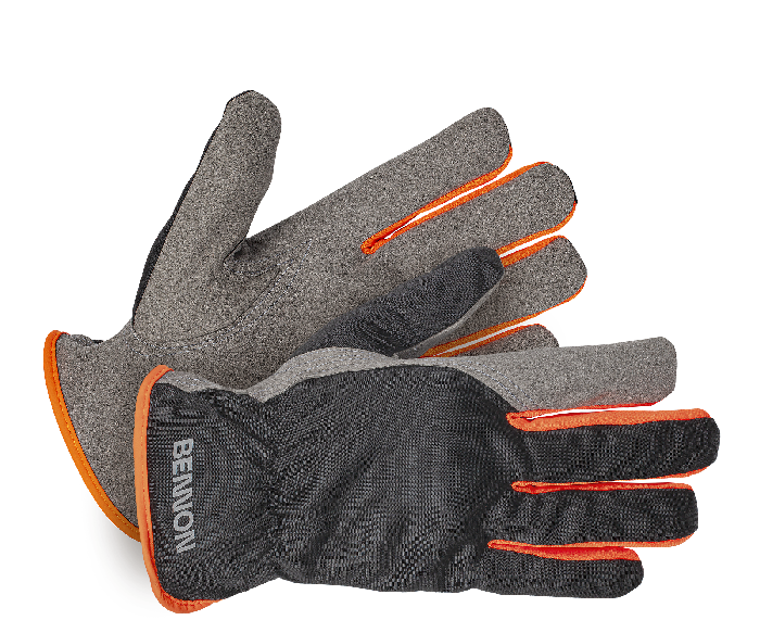 CARPOS Gloves grey/orange Velikost: XL 10