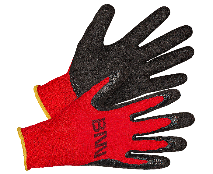 MANOS Gloves black/red (12 pcs) Velikost: 2XL 11
