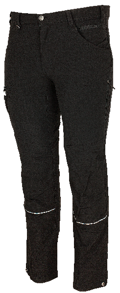 FOBOS Trousers black Velikost: 54