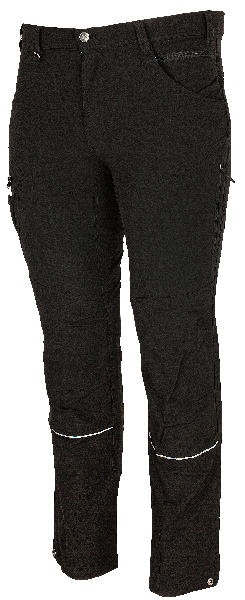 FOBOS Trousers black Velikost: 44