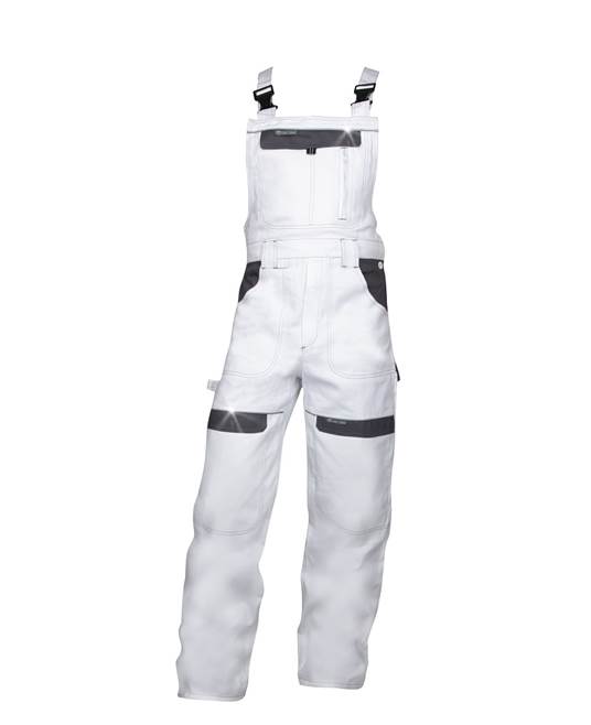 Kalhoty s laclem ARDON®COOL TREND bílo-šedé zkrácené Velikost: XL