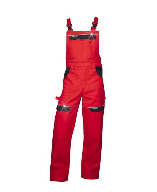 Kalhoty s laclem ARDON®COOL TREND červené Velikost: 62, Délka: standard