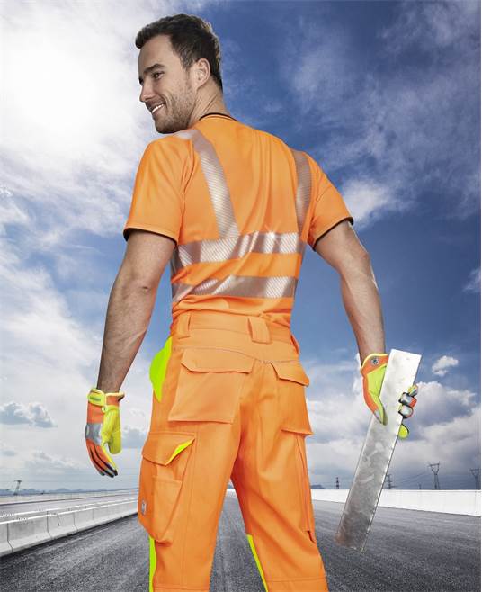 Reflexní kalhoty ARDON®SIGNAL oranžové prodloužené - DOPRODEJ Velikost: XL