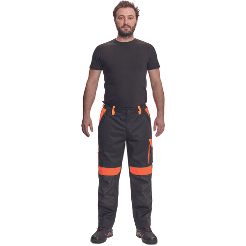 MAX VIVO kalhoty Velikost: 64, Barva: černá/oranžová