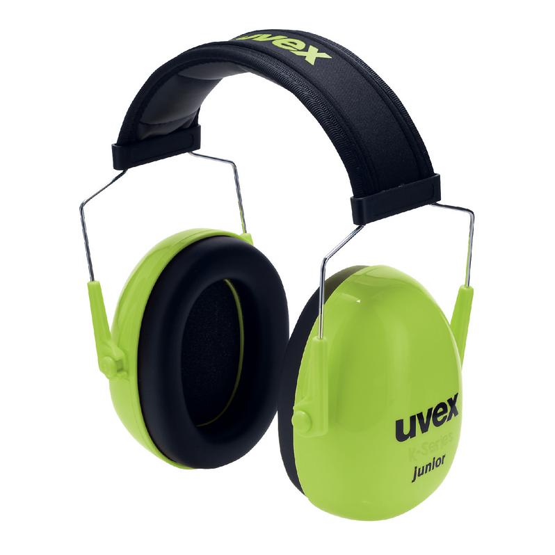 Dětská sluchátka UVEX - zelené