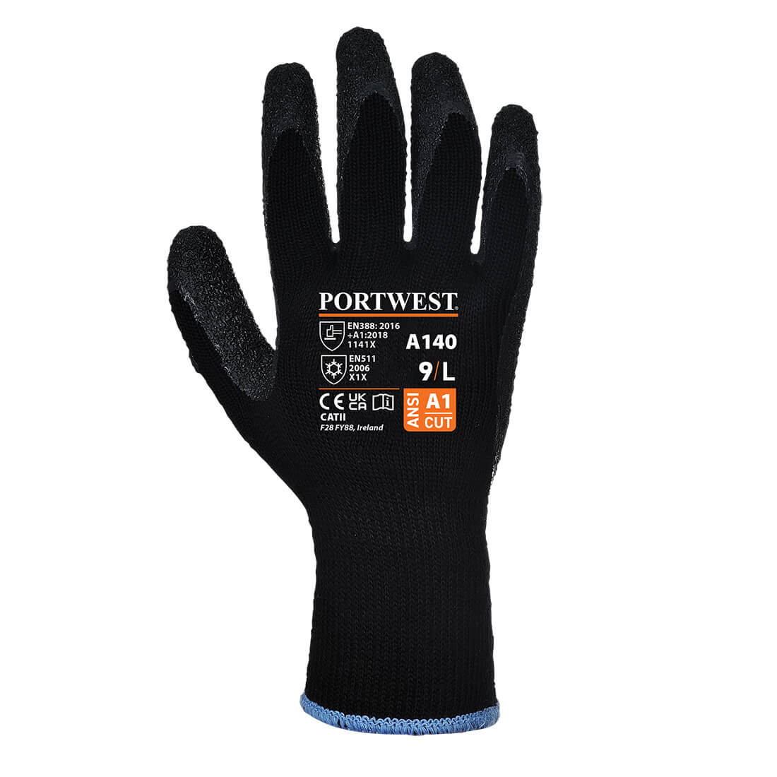 Thermal Grip Glove - Latex Velikost: M, Barva: black