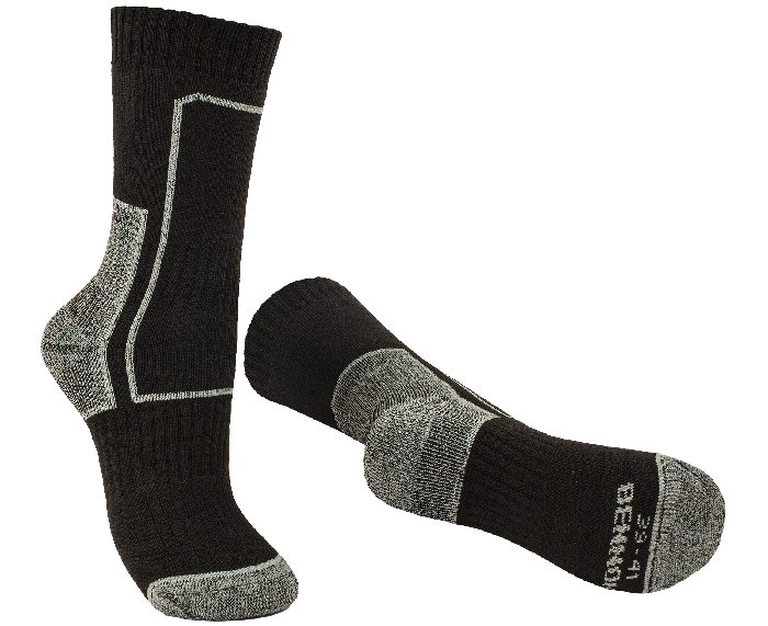 TREK Sock black/grey Velikost: 42-44