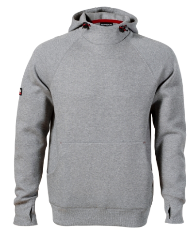 W43 Vertex Hoodie Mikina pánská Velikost: XL, Varianta: tmavě šedý melír