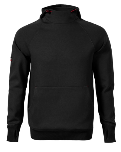 W43 Vertex Hoodie Mikina pánská Velikost: L, Varianta: černá