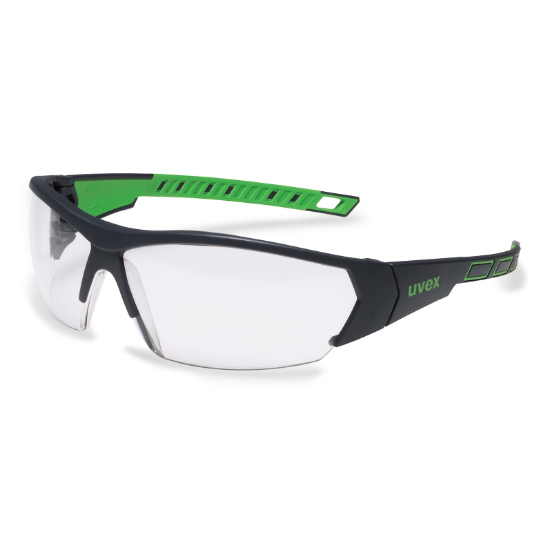 Brýle uvex i-works Kód produktu: 9194175, Provedení zorníku: PC čirý/UV 2C-1,2; uvex sv excellence, barva antracit/limetka