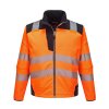 PW3 Hi-Vis Softshell (3L) (Barva Orange/Black, Velikost 4XL)