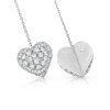 Náhrdelník Nela z bílého zlata s diamantovým srdcem