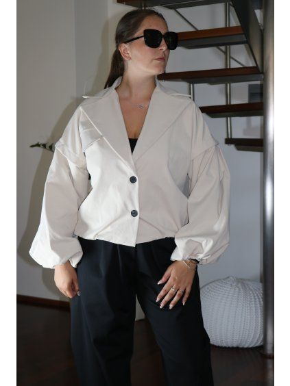 CHIC Kabátek creme