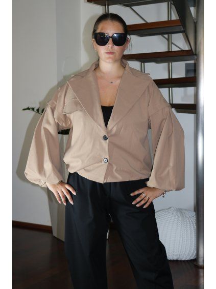 CHIC Kabátek camel
