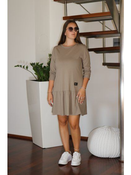 Beige šaty Olive