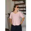 SOFT V Triko baby pink