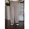 Wide kalhoty beige