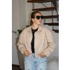 SUEDE Bunda beige
