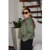 SUEDE Bunda khaki