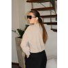 WAFFLE Mikina beige