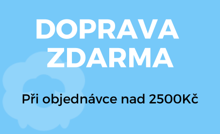 Doprava zdarma při nákupu nad 2500 Kč