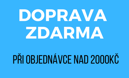 Doprava zdarma při nákupu nad 2000 Kč
