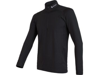 Pánské merino tričko SENSOR Coolmax thermo černá (Velikost XXL, Barva černá)