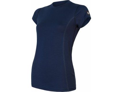 Dámské termo triko SENSOR Merino Active deep blue (Velikost L, Barva modrá)