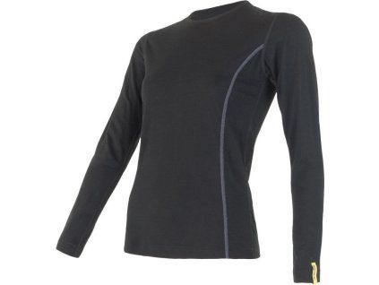 Dámské termo tričko SENSOR Merino active černá (Velikost L, Barva černá)