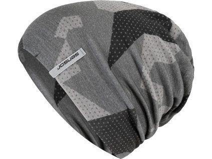 Čepice SENSOR Merino impress černá/camo (Velikost M, Barva černá)