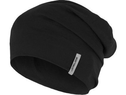 Čepice SENSOR Merino wool černá (Velikost L, Barva černá)