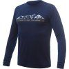 Pánské termo triko SENSOR Merino Active PT Mountains deep blue (Velikost XL, Barva modrá)