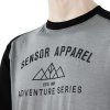 Pánské merino tričko SENSOR active adventure šedá (Velikost M, Barva černá)