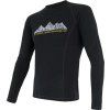 Pánské merino tričko SENSOR df adventure černá (Velikost L, Barva černá)