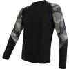 Pánské termo tričko SENSOR Merino impress černá (Velikost S, Barva černá)